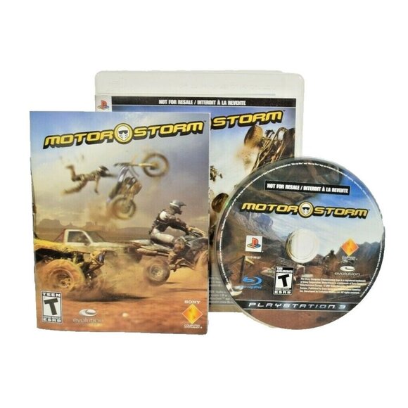 Playstation 3 Other - Evolution Studios Motor Storm Sony PlayStation 3, 2007 Complete